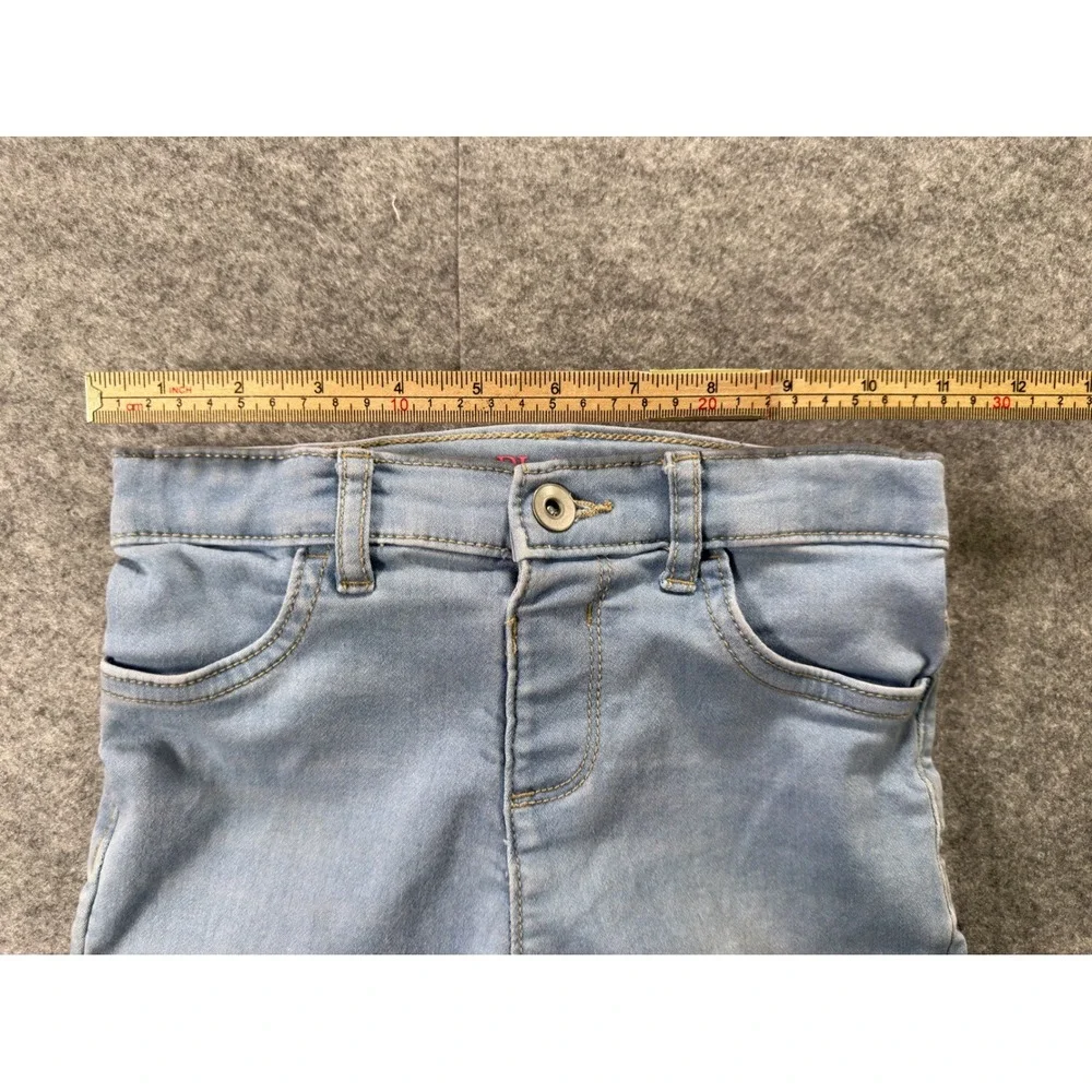 The Children's Place Super Skinny Jeans Kids Size 10 Light Wash Adjustable Waist